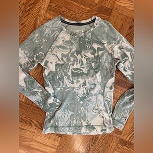 Smartwool Merino 250 Light Green Top ski snowboard wool Shirt M